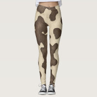 Rustiek Bruin Koe Print Country Western Rodeo