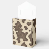 Rustiek Bruin Koe Print Country Western Rodeo Part Bedankdoosjes