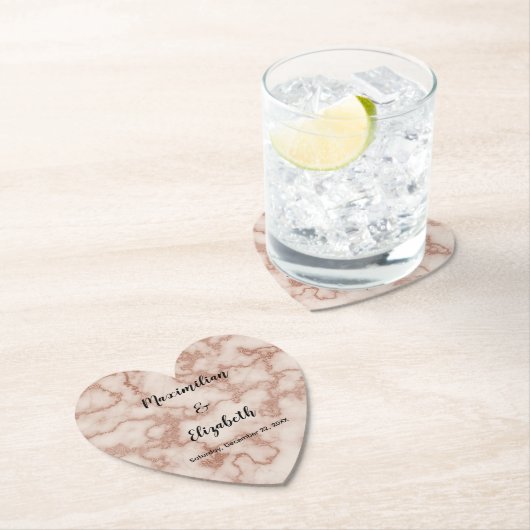 Rustiek Bruin Marmer Kartonnen Onderzetters (Insitu)