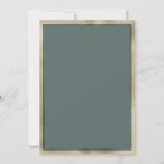 Rustiek bruin sinaasappel gouden munt bloemen Beda Kaart (Achterkant)