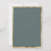 Rustiek bruin sinaasappel gouden munt bloemen Save Kaart (Achterkant)