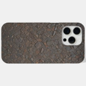 Rustiek Bruin Stenen Mozaïek Natuurlijke Rock Text Case-Mate iPhone Case (Achterkant (horizontaal))