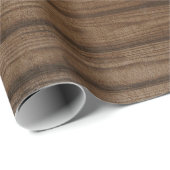 Rustiek bruin verweerd boerderij hout patroon cadeaupapier (Rol Hoek)