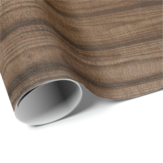 Rustiek bruin verweerd boerderij hout patroon cadeaupapier (Rol Hoek)