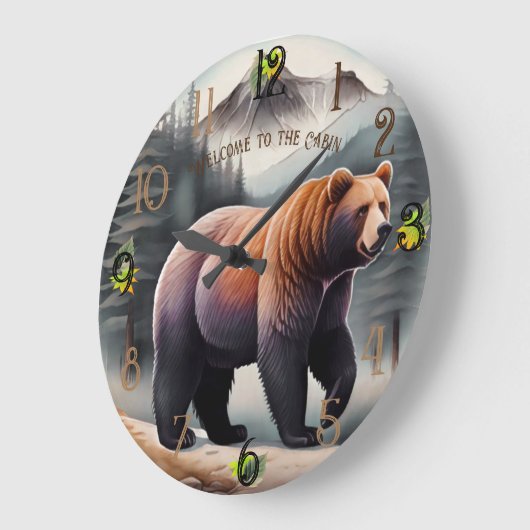 Rustiek Bruin Waterverf Beer Grote Klok (Hoek)