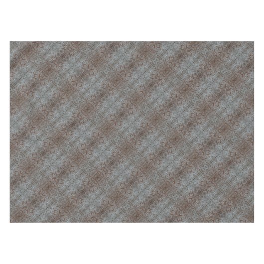 Rustiek bruin western landleer patroon tafelkleed (Voorkant (Horizontaal))