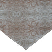 Rustiek bruin western landleer patroon tafelkleed (Gekanteld)