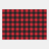 Rustiek Buffalo Plaid Patroon Inpakpapier Vel (Voorkant 2)