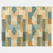Rustiek/Cabin/Lodge/Berg Fleece Deken (Voorkant (Horizontaal))