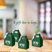 Rustiek cadeau voor u Chic Script Schattigee groen Bedankdoosjes