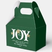 Rustiek cadeau voor u Chic Script Schattigee groen Bedankdoosjes (Voorkant)