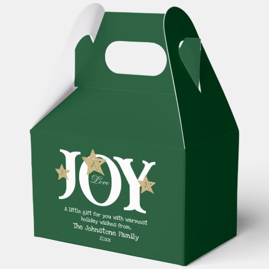 Rustiek cadeau voor u Chic Script Schattigee groen Bedankdoosjes (Achterkant)