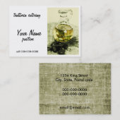 rustiek cateringsvisitekaartje visitekaartje (Voorkant / Achterkant)