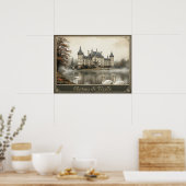 Rustiek Château de Vizille Frans Kasteel Poster (Keuken)
