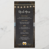 Rustiek Cheers en Beers 4x9 Drink Menu (Voorkant)