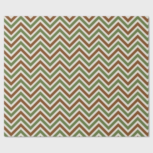 Rustiek Chevron Patroon Cadeaupapier (Vlak)