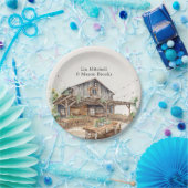 Rustiek Chic Bruiloft Vrijgezellenfeest Papieren Bordje (Feest)