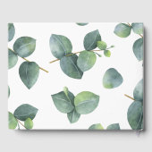 Rustiek Chic Eucalyptus Boeket Huwelijk Gastenboek (Achterkant)