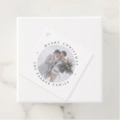 Rustiek chic | Foto Kerstmis Bedankjes Labels (In situ)