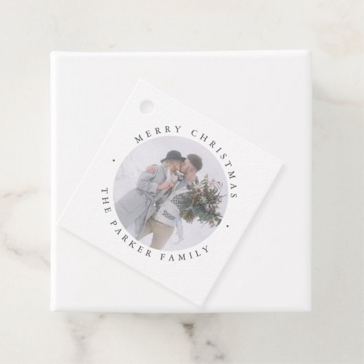 Rustiek chic | Foto Kerstmis Bedankjes Labels (In situ)