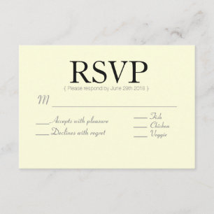 Rustiek chic   Pijl aangepast   RSVP-kaart RSVP Kaartje