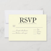 Rustiek chic | Pijl aangepast | RSVP-kaart RSVP Kaartje (Voorkant)