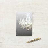 Rustiek Chic Western land Schuur Hout kroonluchter Post-it® Notes (Op bureau)