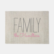 Rustiek Chique Familie Monogram IN BEIGE GRIJS EN 