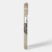 Rustiek chique krant land botanische franse bij Case-Mate iPhone case (Achterkant / Rechts)