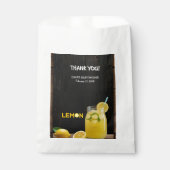 Rustiek citroen limonade Baby shower Bedankzakje (Voorkant)