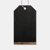 Rustiek citroen limonade Baby shower Cadeaulabel (Achterkant)