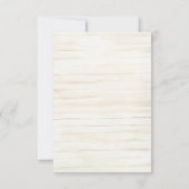 Rustiek Cottage Bloem Tuin Bruiloft RSVP Kaartje (Achterkant)