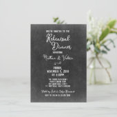 Rustiek Country Chalkboard Herfst repetitie diner Kaart (Staand voorkant)