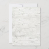 Rustiek Country Chalkboard Herfst repetitie diner Kaart (Achterkant)