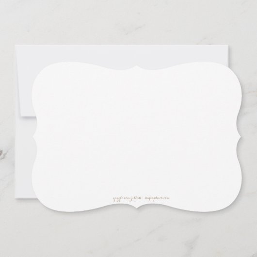 Rustiek Country Chic Vrijgezellenfeest Kaart (Achterkant)