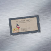 Rustiek Country Chicken Boerderij Magnetisch Visitekaartje (Voorbeeld)