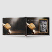 Rustiek Cowboy Begrafenismonument Gastenboek (Volledig)