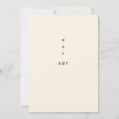 Rustiek  Cowboy Bruiloft Land Lijst Kaart (Achterkant)