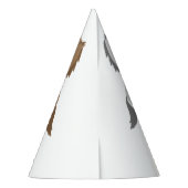 Rustiek Cowgirl Western Eerste Rodeo Verjaardag Feesthoedjes (Achterkant)