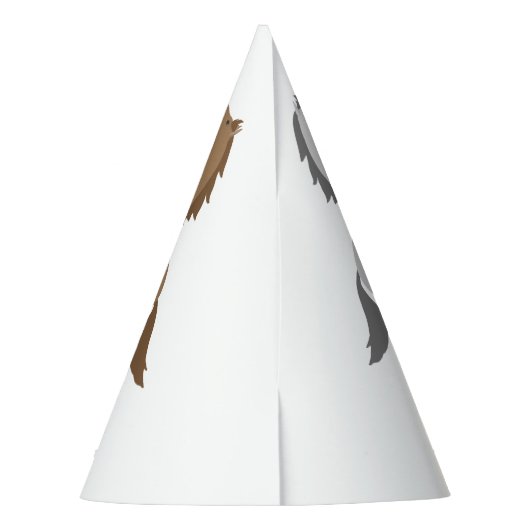 Rustiek Cowgirl Western Eerste Rodeo Verjaardag Feesthoedjes (Achterkant)