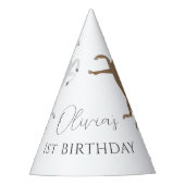 Rustiek Cowgirl Western Eerste Rodeo Verjaardag Feesthoedjes (Voorkant)