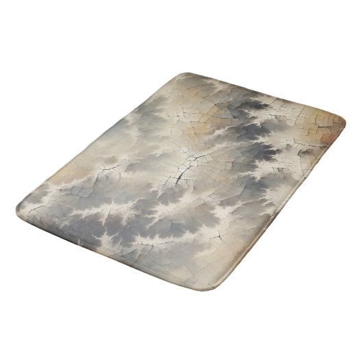 Rustiek Crackle Abstract Badmat (Gekanteld)