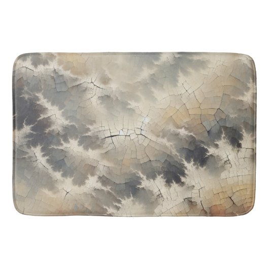 Rustiek Crackle Abstract Badmat (Voorkant)