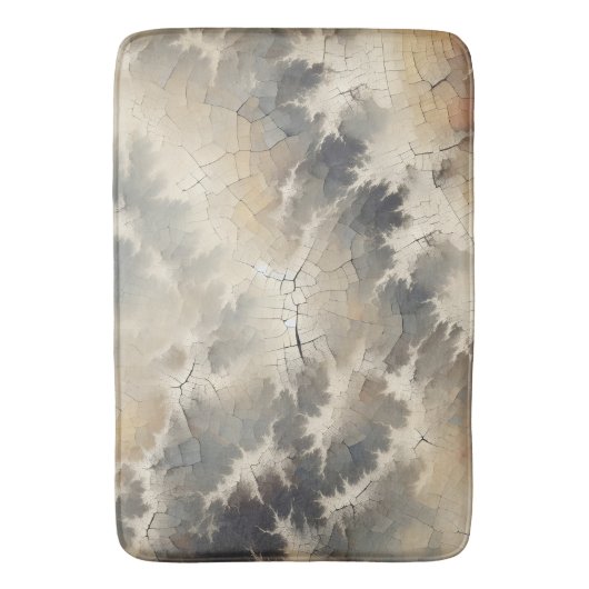 Rustiek Crackle Abstract Badmat (Voorkant Verticaal)