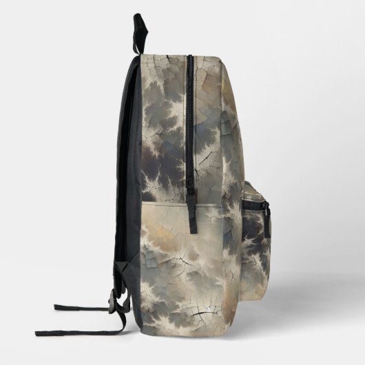 Rustiek Crackle Abstract Bedrukte Rugzak (Links)