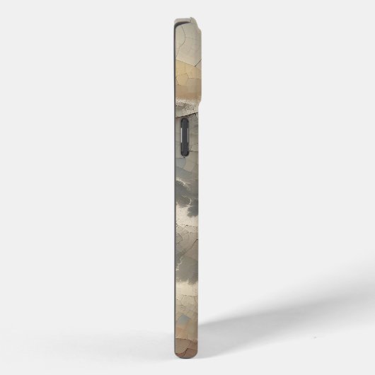 Rustiek Crackle Abstract Case-Mate iPhone Case (Achterkant / Rechts)