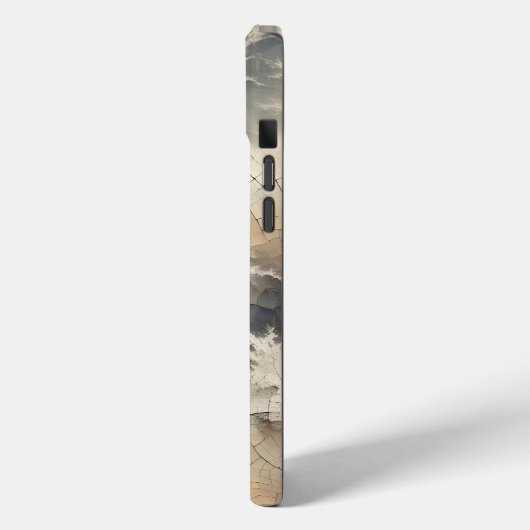 Rustiek Crackle Abstract Case-Mate iPhone Case (Achterkant / Links)