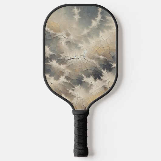 Rustiek Crackle Abstract Pickleball Paddle (Voorkant)