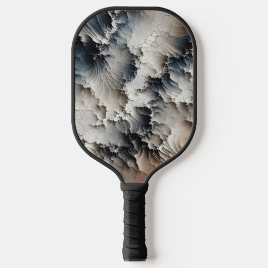 Rustiek Crackle Abstract Pickleball Paddle (Voorkant)