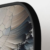 Rustiek Crackle Abstract Pickleball Paddle (Links Detail)